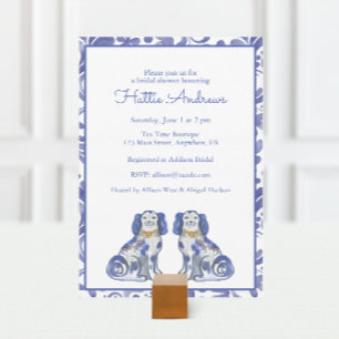 Invitation Chiens de Staffordshire aquarelle