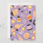 Invitation Chiens d'Halloween mignons (Dos)