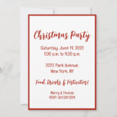 Invitation Chiens Taureau Jingle Et Mingle (Dos)