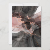 INVITATION CHIFFON ROSE NOIRE LUXE (Dos)