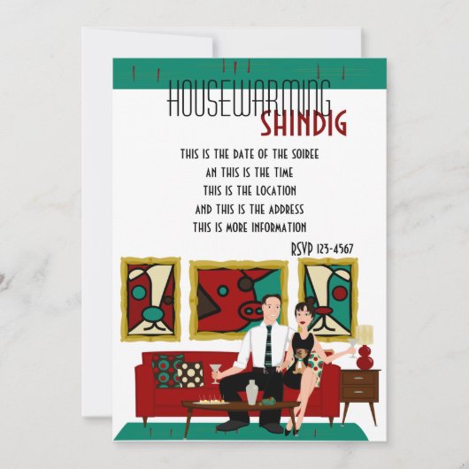 Invitation Chiffres à échanger et option B2 pour chien (Devant)