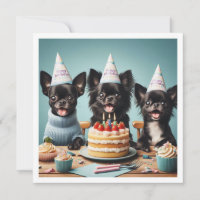 Chihuahua anniversaire fête, chihuahua