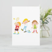 Invitation Children Playing (Debout devant)