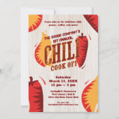 Invitation Chili Cook Off Corporate Party | Concours BBQ (Devant)