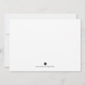 Invitation Chili Pepper Mariage Dîner de répétition Invitatio (Dos)