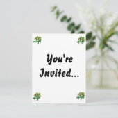 Invitation Chili Plante Nombreux Peppers Graphisme (Debout devant)