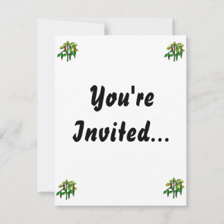 Invitation Chili Plante Nombreux Peppers Graphisme