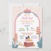 Invitation Chill Out Spa Anniversaire Manucure (Devant)