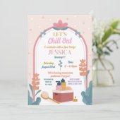 Invitation Chill Out Spa Anniversaire Manucure (Debout devant)