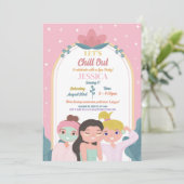 Invitation Chill Out Spa Anniversaire Manucure (Debout devant)