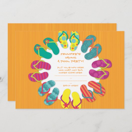 Invitation Chillaxage (Devant / Derrière)