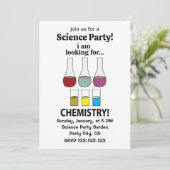Invitation Chimie Drôle Je Cherche Chimie (Debout devant)