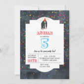 Invitation Chimpanzé singe fête les animaux fête d'anniversai (Devant)