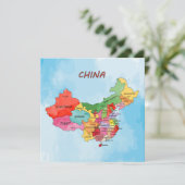 Invitation China Map (Debout devant)