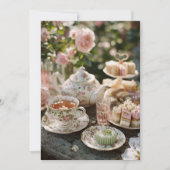 Invitation Chine vintage | Thé intemporel (Devant)