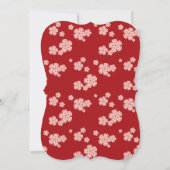 Invitation Chinese Love Red Cherry Blossoms (Dos)