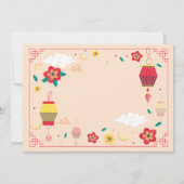 Invitation Chinois Anniversaire Party Restaurant Prendre en p (Dos)