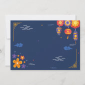 Invitation Chinois Anniversaire Party Restaurant Prendre en p (Dos)