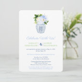 Invitation Chinoiserie Chic Célébrez avec nous Réception uniq (Debout devant)