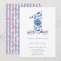 Chinoiserie Chic Little Girl 1er anniversaire