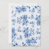 Invitation Chinoiserie d'hiver Merry Little Baby shower (Dos)