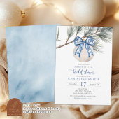 Invitation Chinoiserie d'hiver Merry Little Fête des mariées