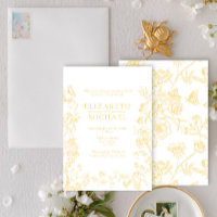 Chinoiserie Gold Victorian Post Mariage Brunch
