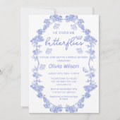 Invitation Chinoiserie Il Me Donne Des Papillons Fête des mar (Devant)