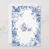 Invitation Chinoiserie Le temps de la fête de la Fête des mar (Dos)