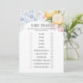 Invitation Chinoiserie Lemon Tea Party Baby Traits Jeu (Debout devant)