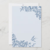 Invitation Chinoiserie Petit Baby shower Citrouille (Dos)