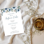 Invitation Chinoiserie Quelque chose de bleu Fête des mariées