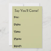 Invitation Chiot anglais de bouledogue d'invitations de (Dos)