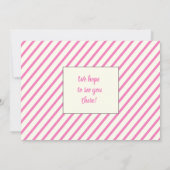 Invitation Chiot 🐶 berger allemand rose photo d'anniversaire (Dos)