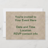 Invitation Chiot d'or d'Austin Labrador (Dos)