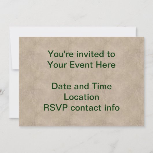 Invitation Chiot d'or d'Austin Labrador (Dos)