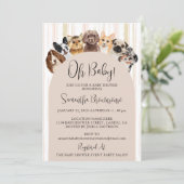 Invitation Chiots Beige Oh Baby (Debout devant)
