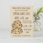Invitation Chip chocolat Cookie Dough Bake Vente Cookies (Debout devant)