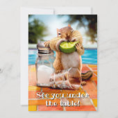 Invitation Chipmunk à la chaux (Devant)