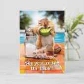 Invitation Chipmunk à la chaux (Debout devant)