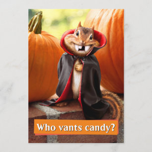 Invitation Chipmunk Vampire