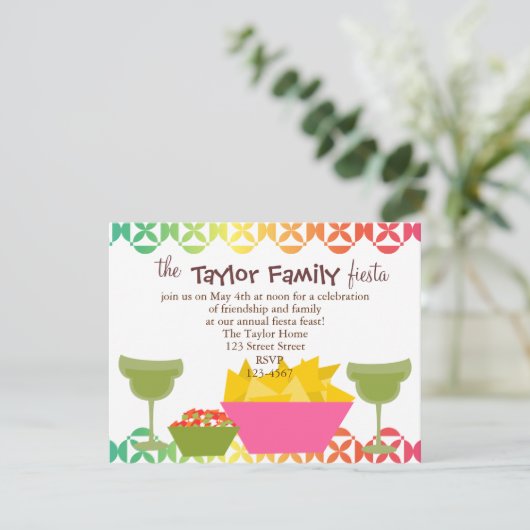 Invitation Chips et salsa (Debout devant)