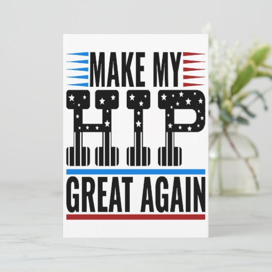 Invitation Chirurgie de hanche (Debout devant)