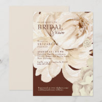 Chocolat Brun Chaud Crème Fleur Mariage Bapteme