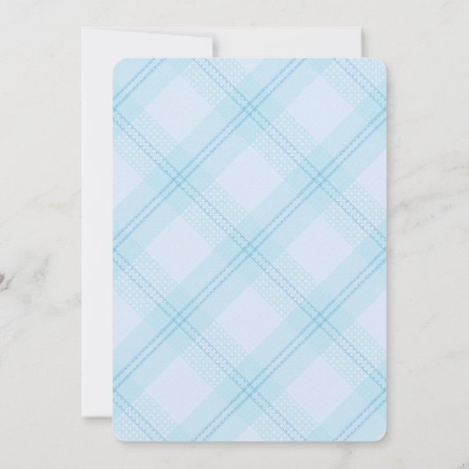 Invitation Chocolat chaud Baby shower d'hiver Garçon bébé (Dos)