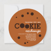 Invitation Chocolat Chip Cookie Exchange Party (Devant)