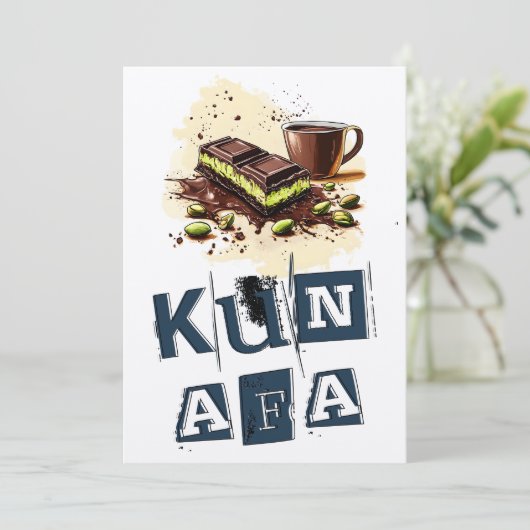 Invitation Chocolat de Dubai Kunafa un ami et un analyste de  (Debout devant)