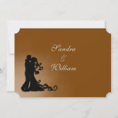 Invitation Chocolat de mariée et de chambre (Dos)