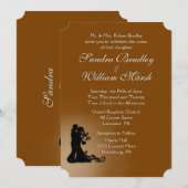 Invitation Chocolat de mariée et de chambre (Devant / Derrière)