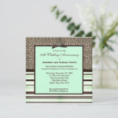 Invitation ChocoMint 50e anniversaire de mariage (Debout devant)